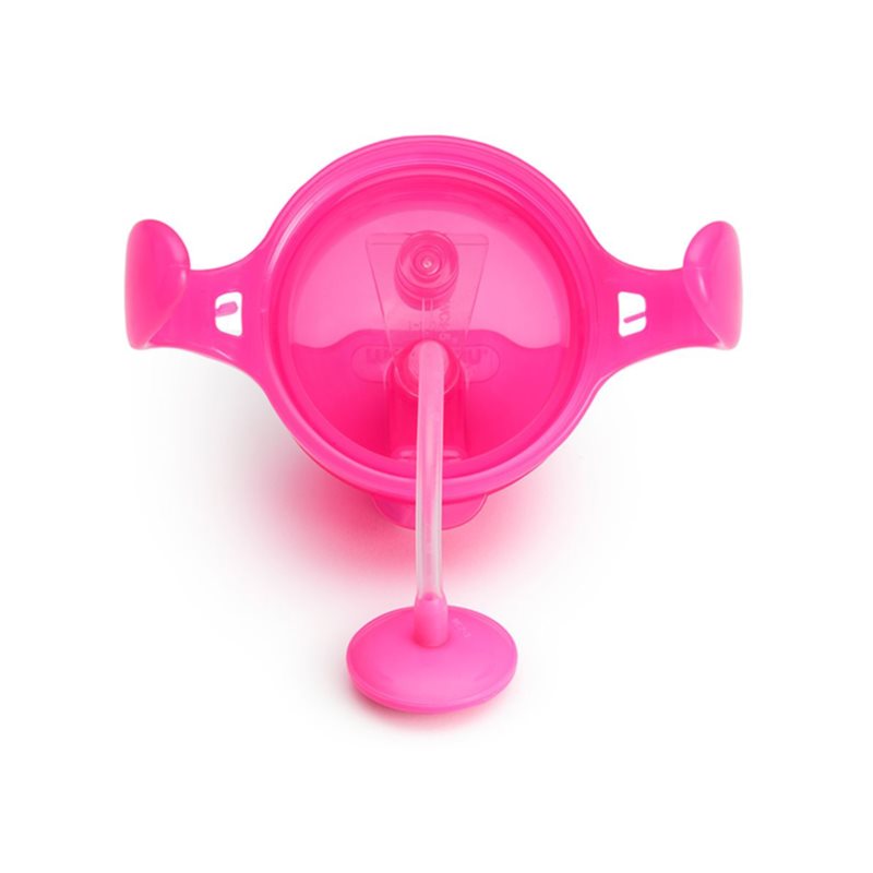 Munchkin Click Lock™ Tip & Sip чашка з трубочкою Pink 6 M+ 207 мл
