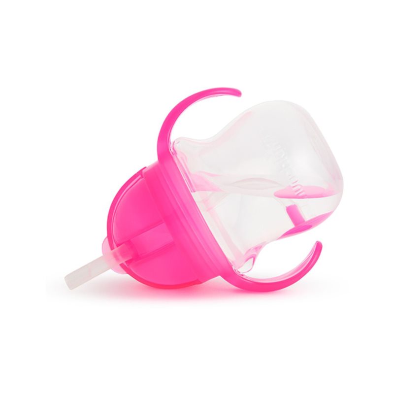 Munchkin Click Lock™ Tip & Sip чашка з трубочкою Pink 6 M+ 207 мл
