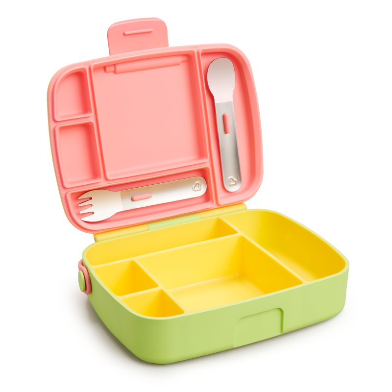 Munchkin Bento Box Yellow Dinnerware Set For Children 18 M+ 1 Pc
