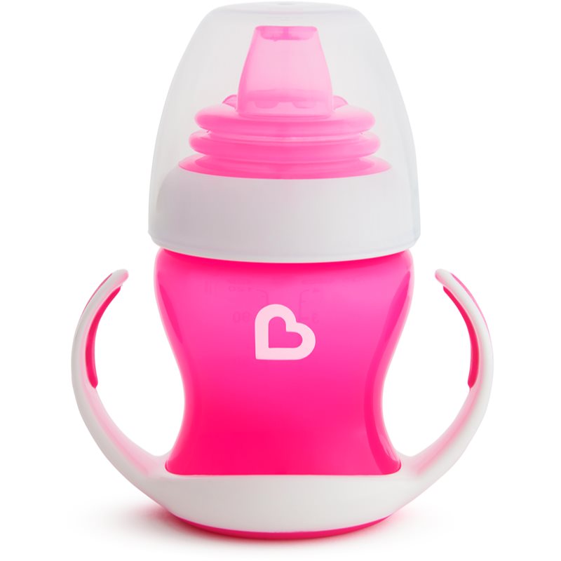 Munchkin Gentle™ Training Cup With Handles Pink 4 M+ 118 Ml