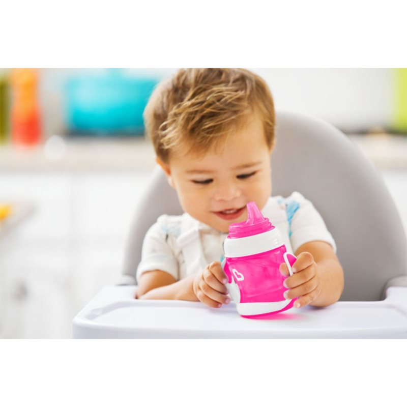 Munchkin Gentle™ Training Cup With Handles Pink 4 M+ 118 Ml
