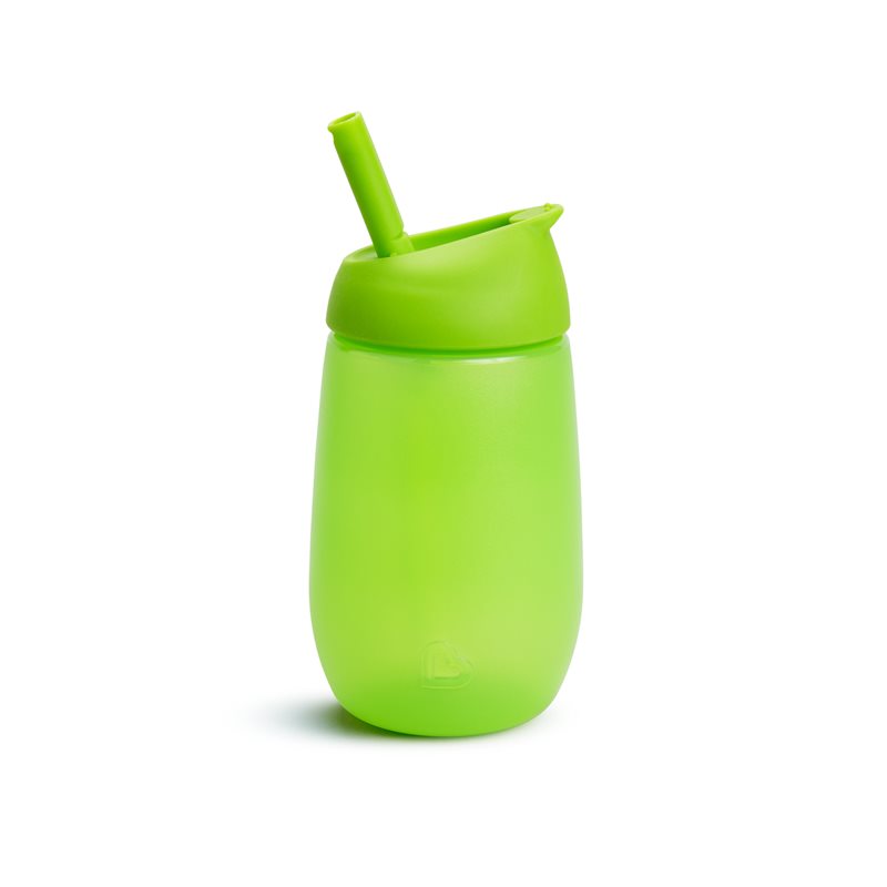 Munchkin Simple Clean Children’s Bottle With Straw Green 12 M+ 296 Ml