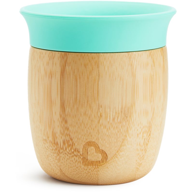 E-shop Munchkin Bambou Open Cup hrnek 6 m+ Turquoise 150 ml