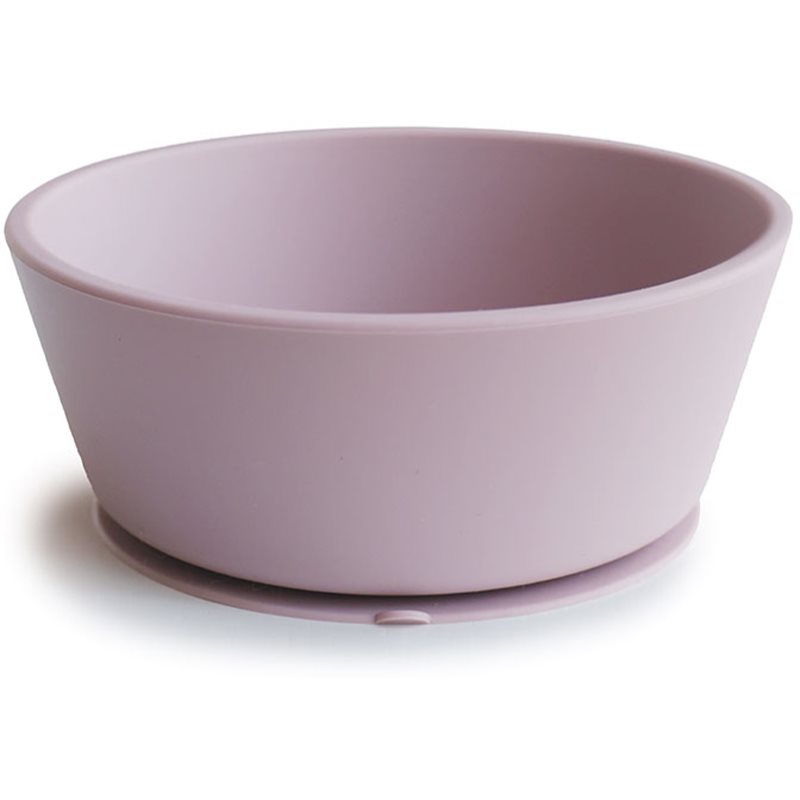Mushie Silicone Suction Bowl Silicone Bowl With Suction Cup Soft Lilac 1 Pc