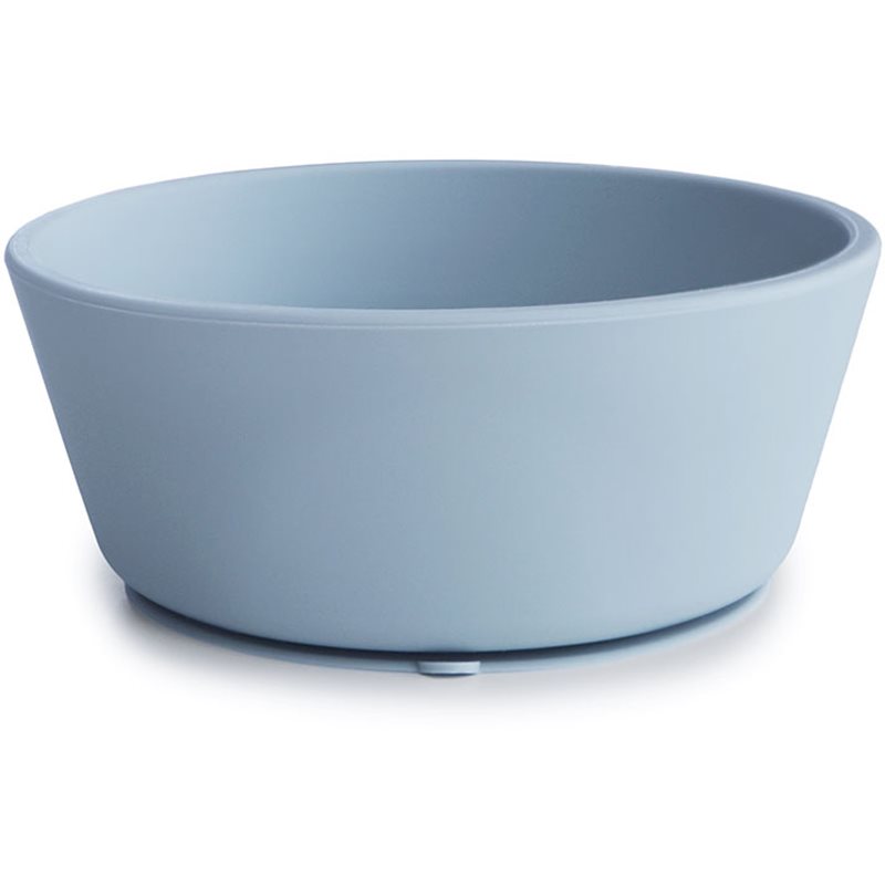 Mushie Silicone Suction Bowl silikónová miska s prísavkou Powder Blue 1 ks