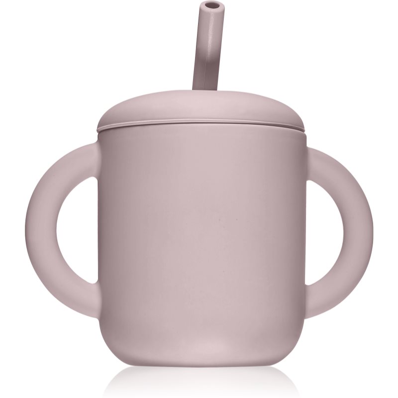 Mushie Training Cup With Straw чашка з трубочкою Soft-lilac 175 мл