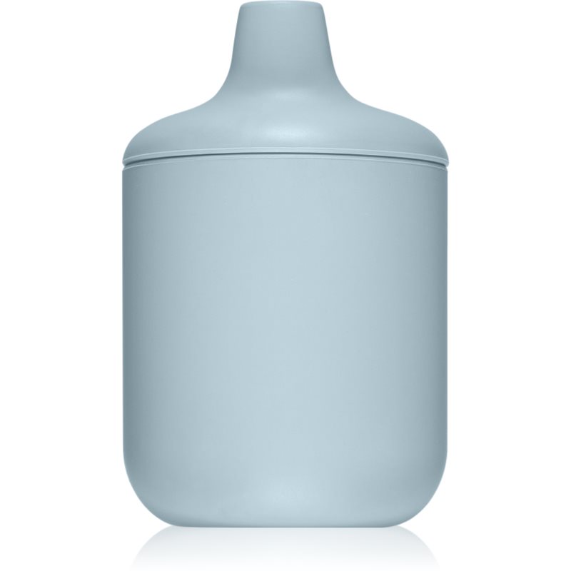 Mushie Silicone Sippy Cup hrnček Powder-blue 175 ml