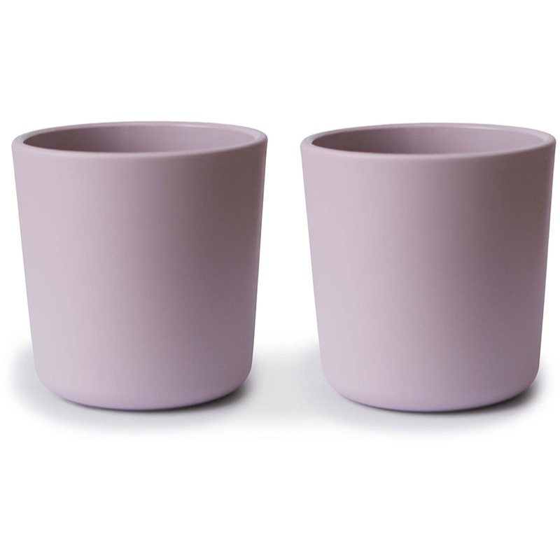 Mushie Dinnerware Cup puodelis Soft Lilac 2 vnt.