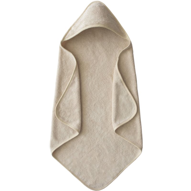Mushie Baby Hooded Towel Handtuch mit Kapuze Fog 1 St.