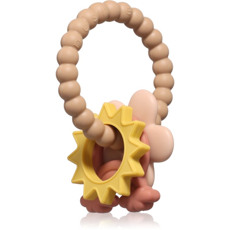 Mushie Teething Ring dentaruolo Nature 1 pz