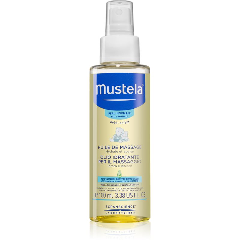 

Mustela Bébé масажна олія для дітей від народження