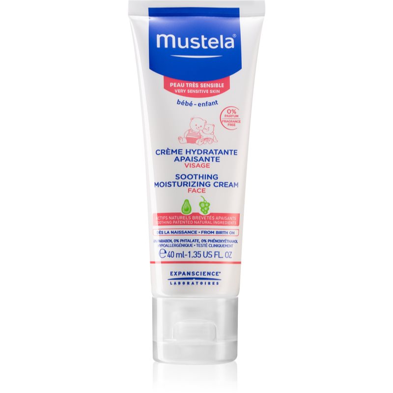 

Mustela Bébé заспокоюючий та зволожуючий крем для дітей від народження