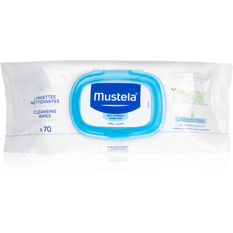 

Mustela Bébé очищуючі серветки для дітей