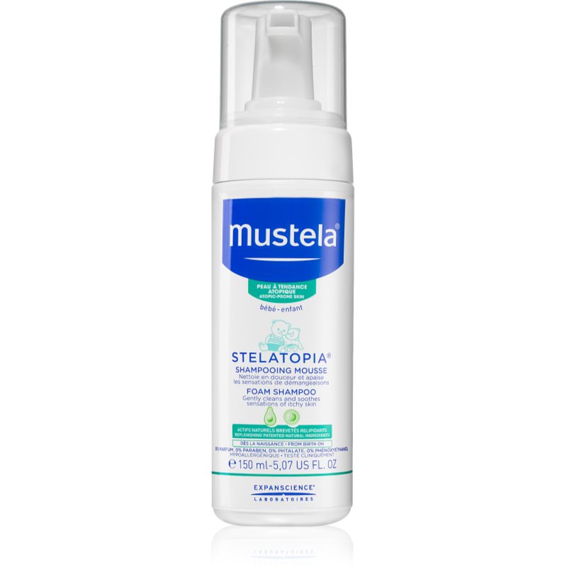 

Mustela Bébé Stelatopia шампунь-піна для дітей від народження