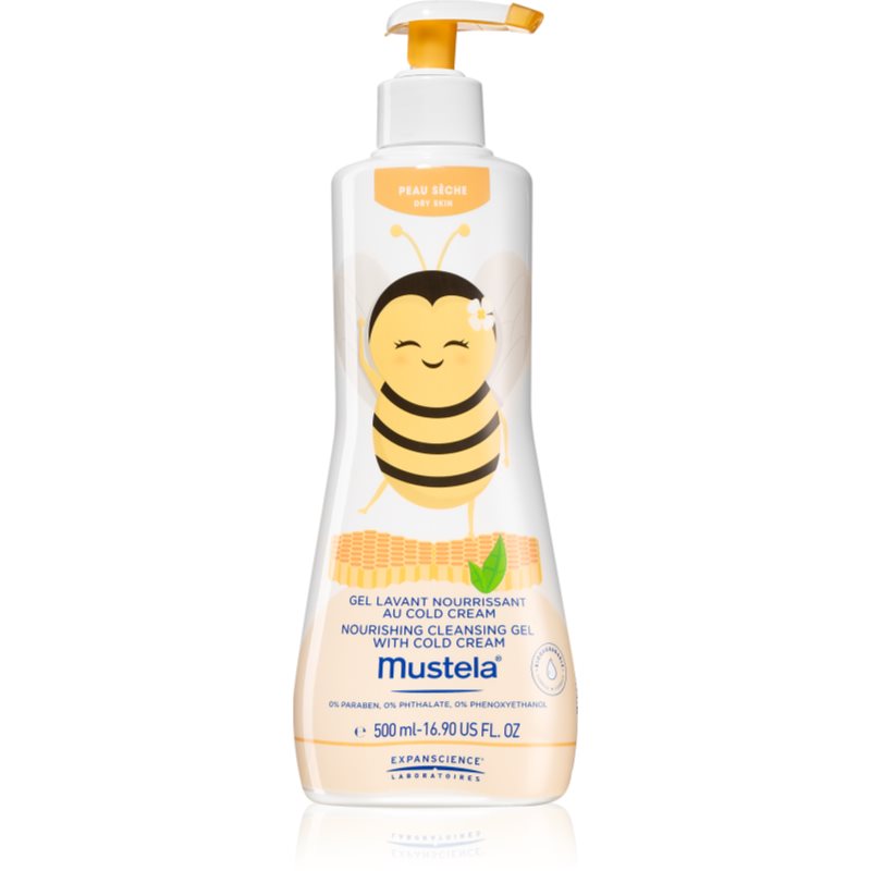 

Mustela Bébé живильний гель для ванни для сухої шкіри