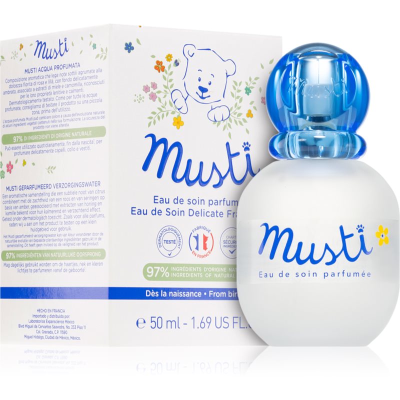 Mustela Musti Body Mist For Children From Birth 50 Ml