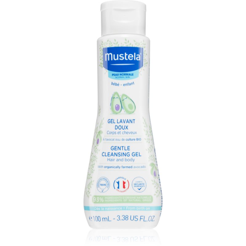Mustela Bébé Bain Cleansing Gel For The Hair And Body For Children 100 Ml