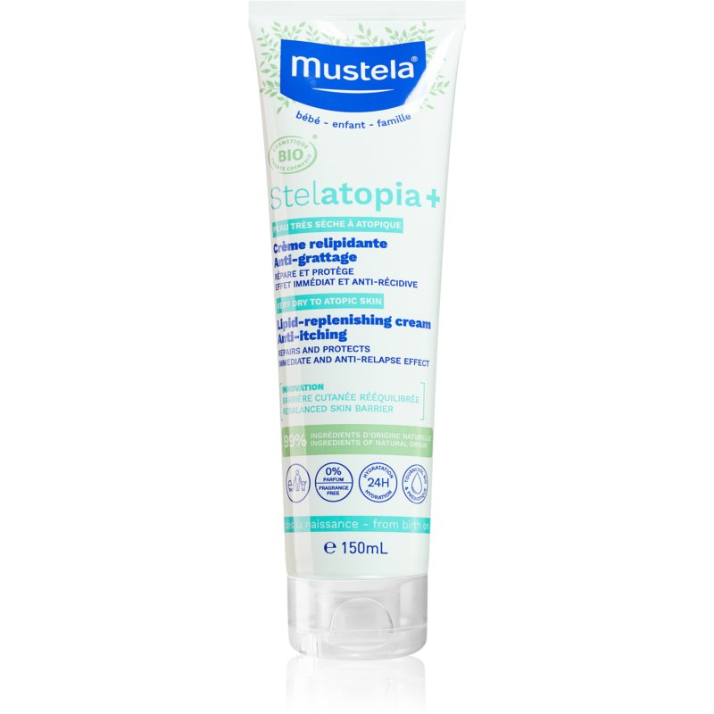 Mustela BIO Stelatopia+ soothing cream for children from birth 150 ml
