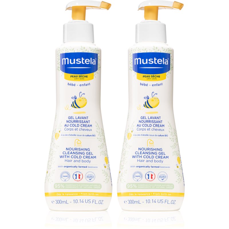 

Mustela Bébé Dry Skin вигідна упаковка (для дітей від народження)