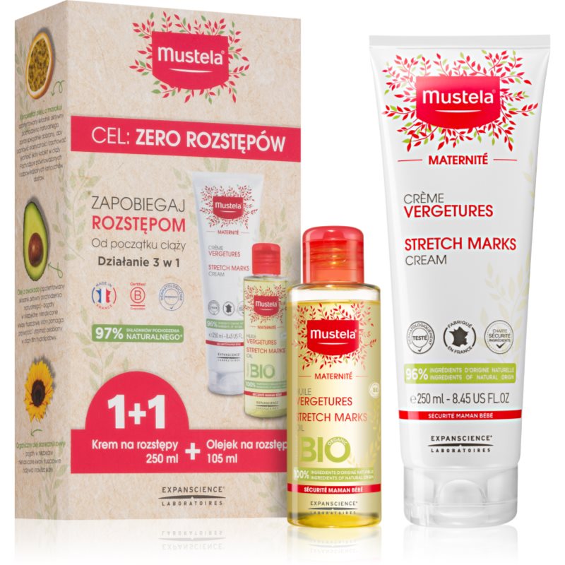 

Mustela Maternité Zero Stretch Marks вигідна упаковка (для мам)