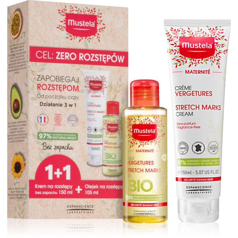 

Mustela Maternité Zero Stretch Marks Set вигідна упаковка (для мам)