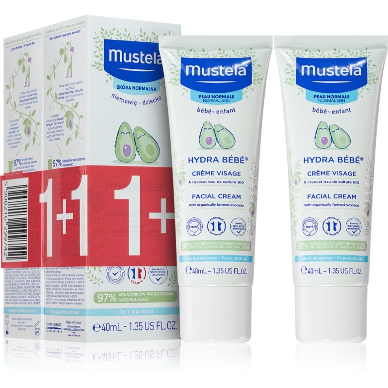 

Mustela Bébé Hydra вигідна упаковка (для дітей від народження)