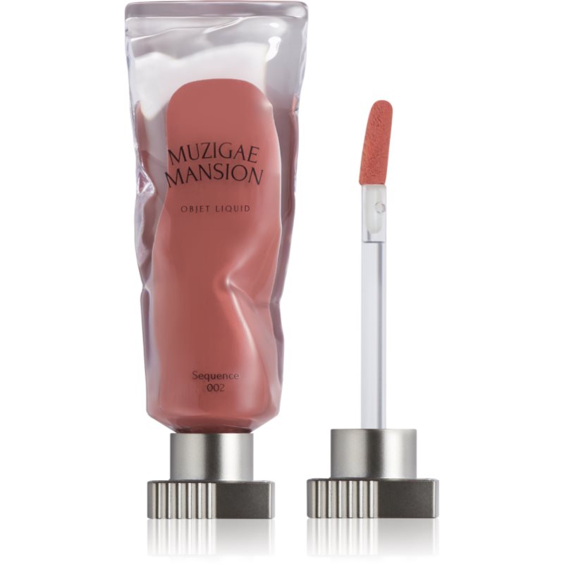 MUZIGAE MANSION Objet Liquid dlouhotrvající tekutá rtěnka s matným efektem odstín 002 Sequence 6 ml