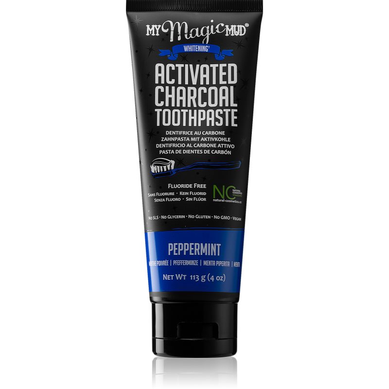 

My Magic Mud Activated Charcoal відбілююча зубна паста з вугіллям присмак Peppermint