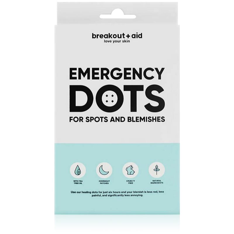 My White Secret Breakout + Aid Emergency Dots priemonės nuo aknės žymių veidui, krūtinei ir nugarai su alavijais