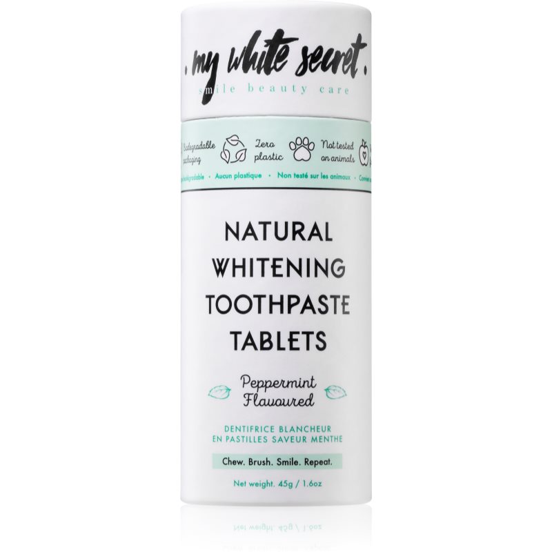 My White Secret Toothpaste Tablets balinamoji dantų pasta 45 g
