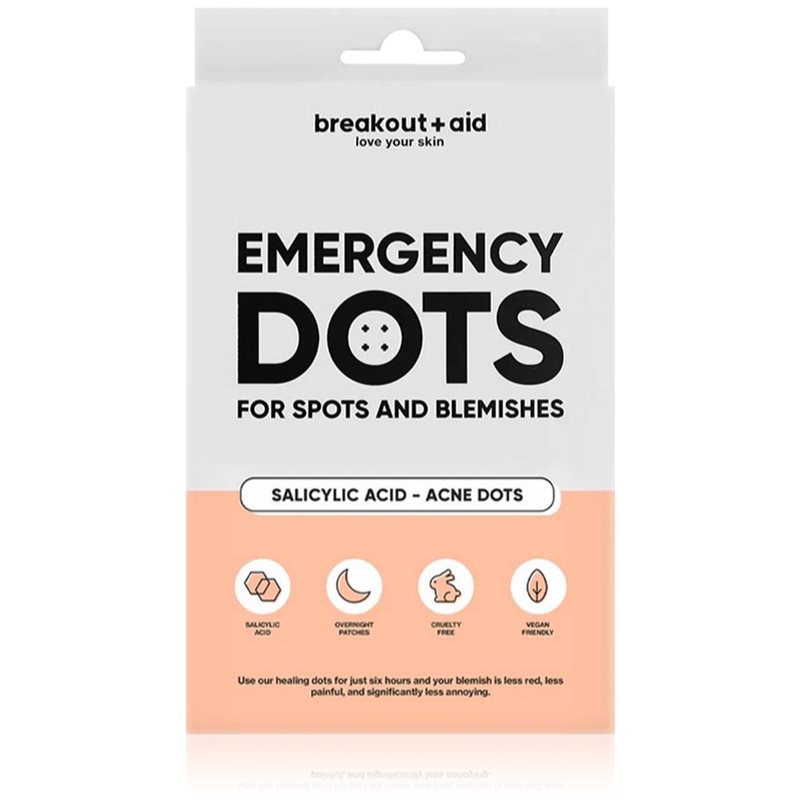 My White Secret Breakout + Aid Emergency Dots topical acne treatment for face, neckline and back
