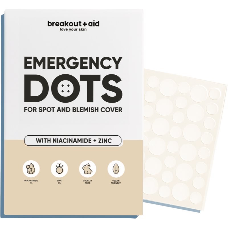 My White Secret Breakout + Aid Emergency Dots lokale Pflege gegen Akne mit Niacinamid und Zink 72 St.