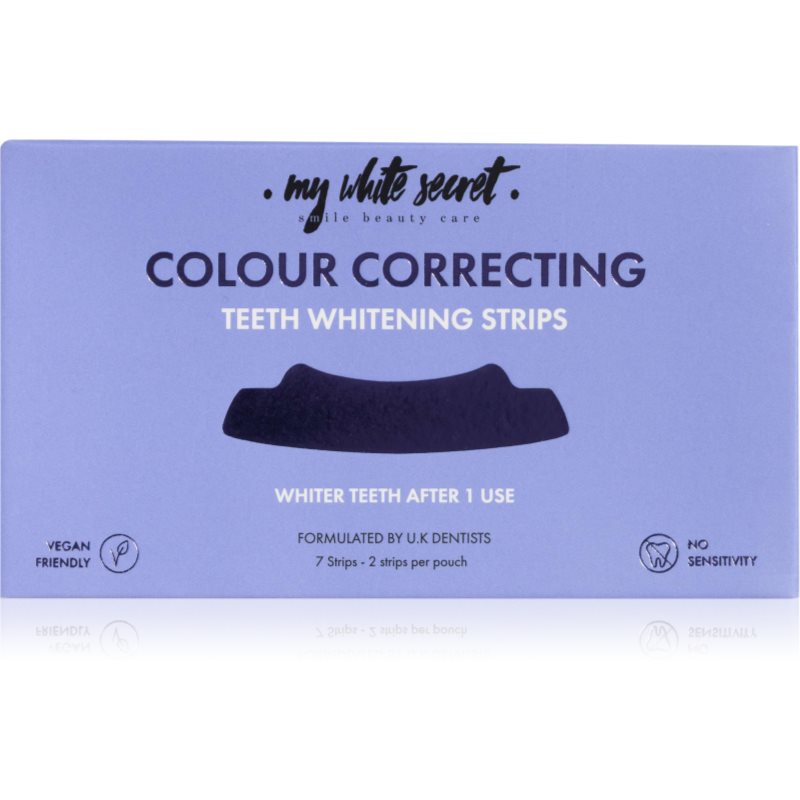 My White Secret Colour Correcting bělicí pásky 7 ks