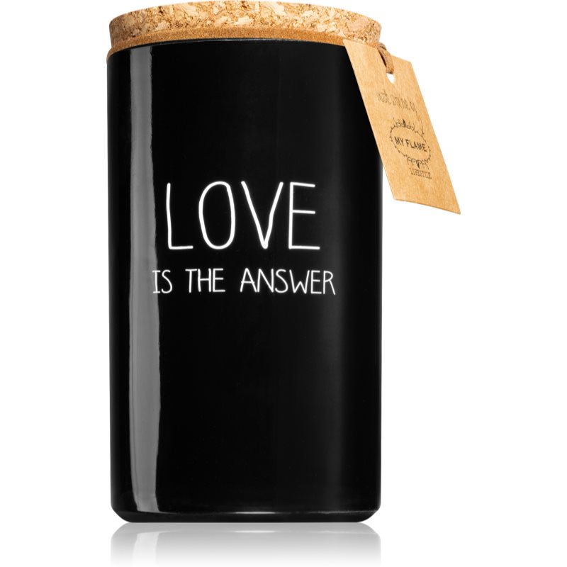 My Flame Warm Cashmere Love Is The Answer Scented Candle 7x12 Cm