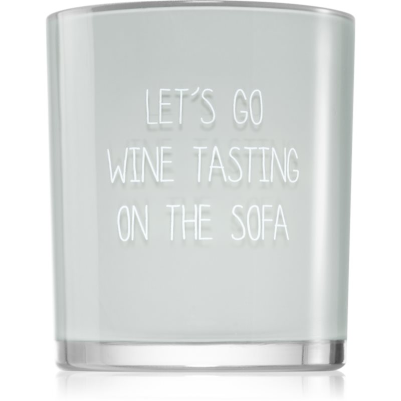 My Flame Fig's Delight Let's Go Wine Tasting On The Sofa scented candle 6x8 cm
