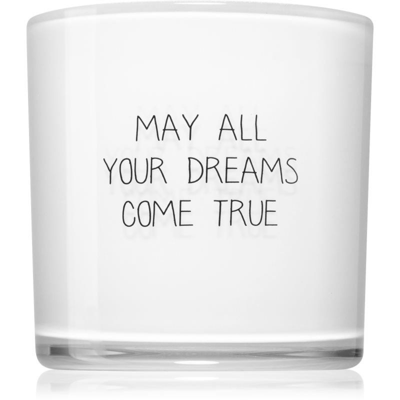 My Flame Fresh Cotton May All Your Dreams Come True Scented Candle 10x10 Cm
