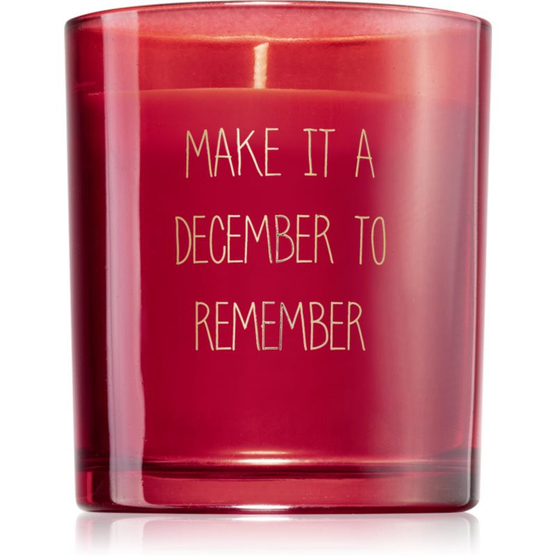 My Flame Winter Wood Make It A December To Remember scented candle 6x4 cm
