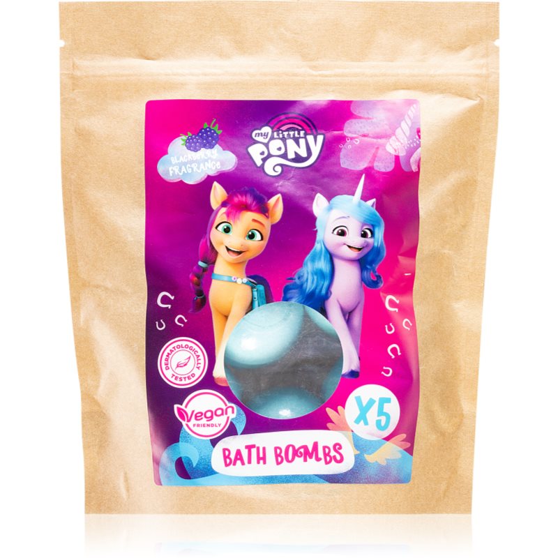 My Little Pony Bath Bombs шипляча кулька для ванни для дітей 5x50 гр