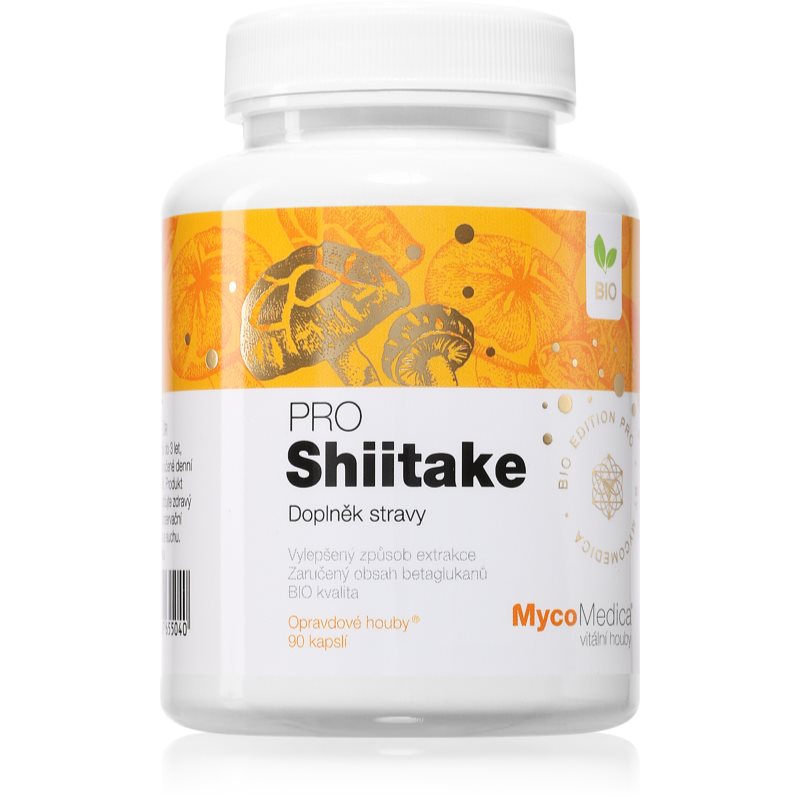 MycoMedica Shiitake PRO kapsle pro udržení vitality 90 cps koupíte na Notino.cz