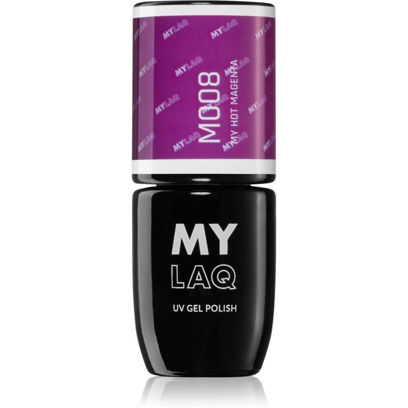 MYLAQ UV Gel Polish gel nail polish shade My Hot Magenta 5 ml
