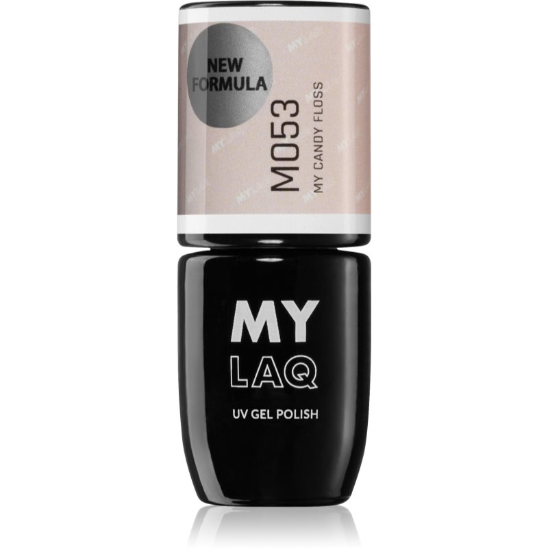 MYLAQ UV Gel Polish гелевий лак для нігтів відтінок My Candy Floss 5 мл