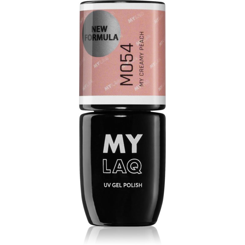MYLAQ UV Gel Polish Gel-Nagellack Farbton My Creamy Peach 5 ml