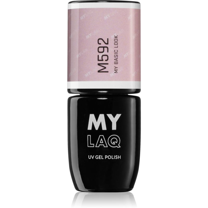 MYLAQ UV Gel Polish гелевий лак для нігтів відтінок My Basic Look 5 мл