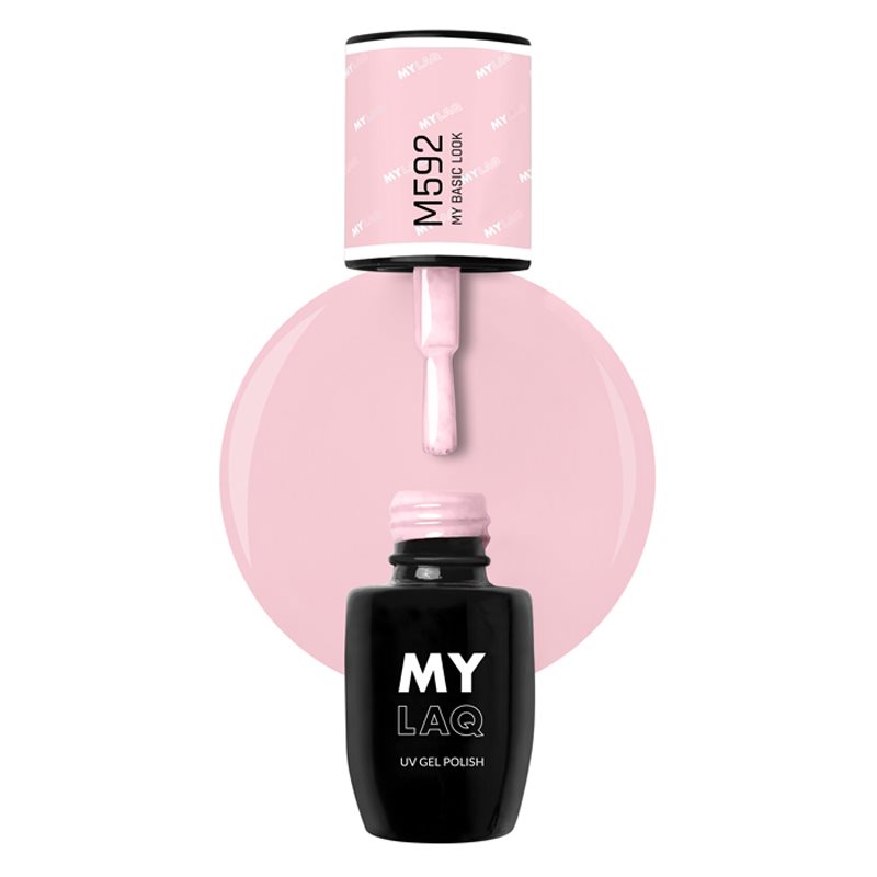 MYLAQ UV Gel Polish Gel-Nagellack Farbton My Basic Look 5 ml