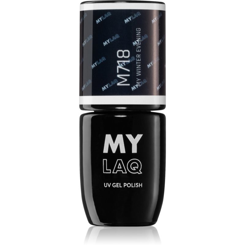 MYLAQ UV Gel Polish гелевий лак для нігтів відтінок My Winter Evening 5 мл