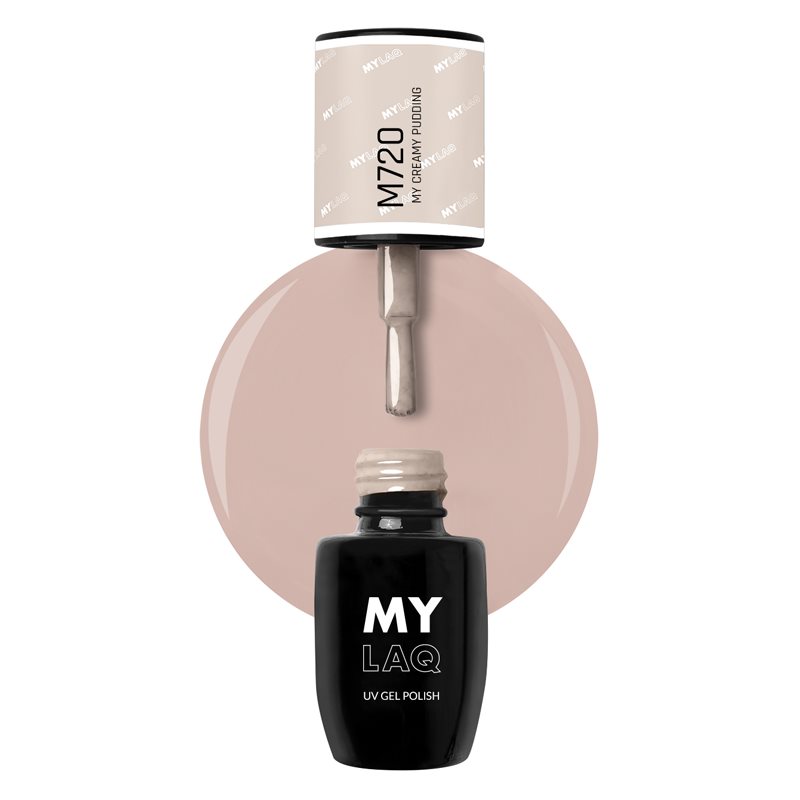 MYLAQ UV Gel Polish Vernis à Ongles Gel Teinte My Creamy Pudding 5 Ml