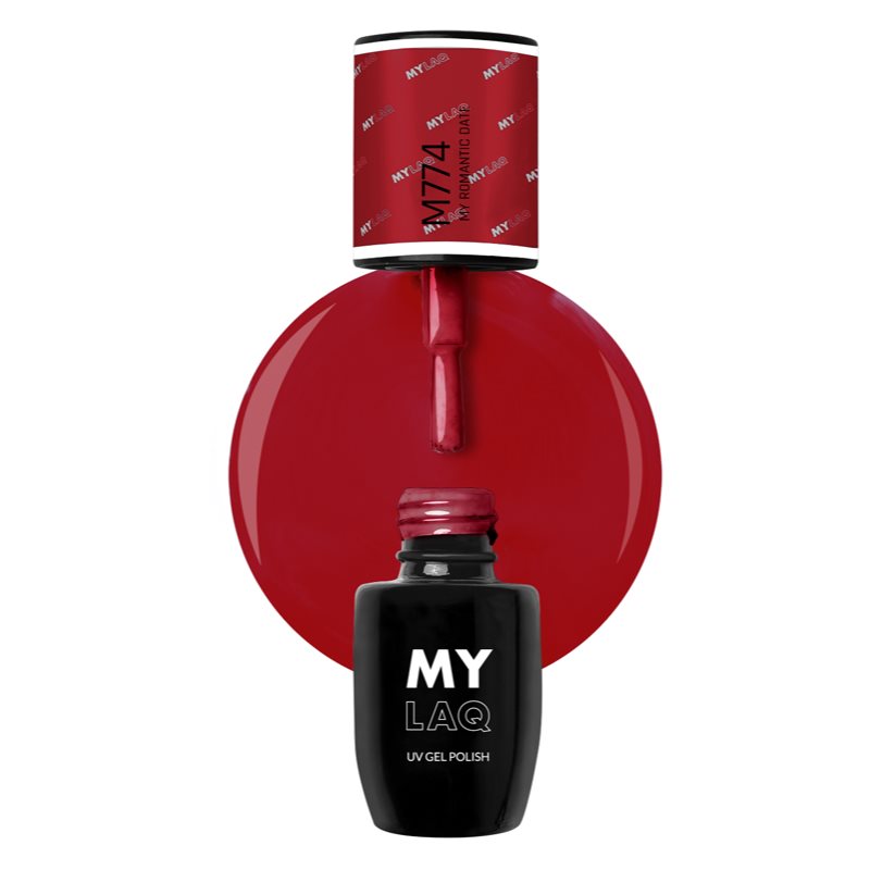 MYLAQ UV Gel Polish гелевий лак для нігтів відтінок My Romantic Date 5 мл