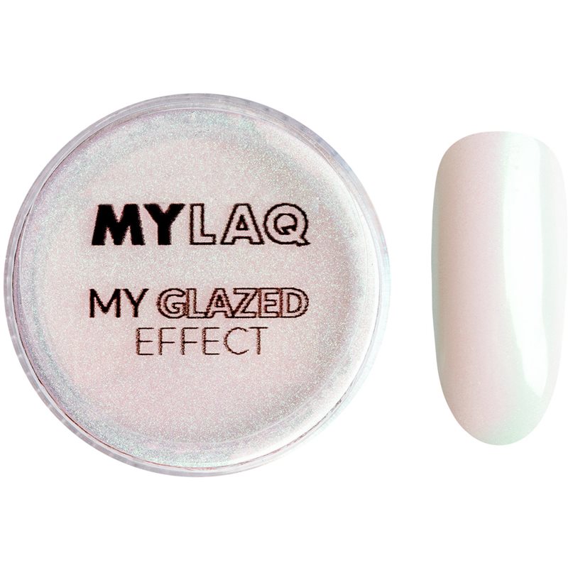 MYLAQ My Glazed Effect порошок з блистками для нігтів 1 гр