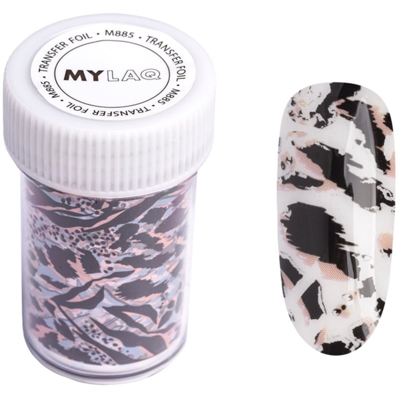 MYLAQ Transfer Foil My Animal nail art foil for nails M885 4x100 cm
