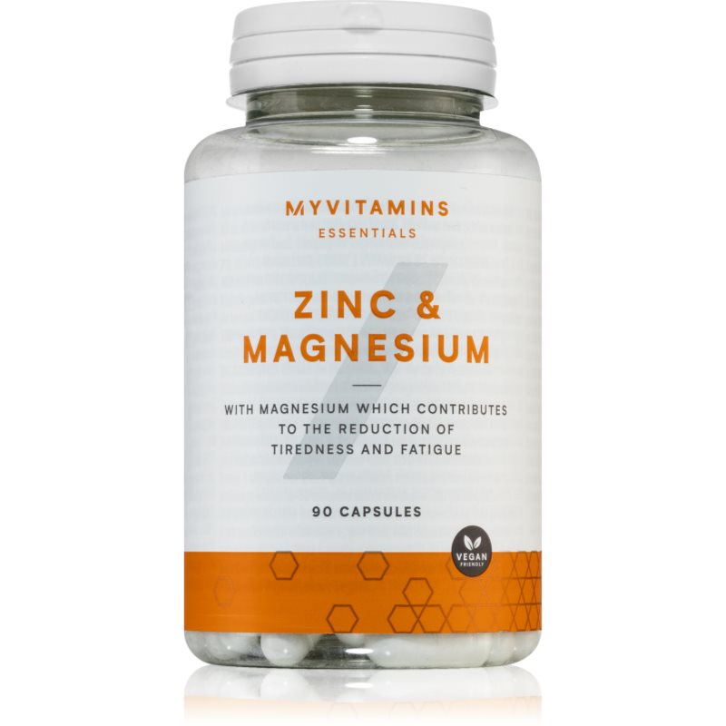 MyVitamins Essentials Magnesium & Zinc podpora správneho fungovania organizmu 90 cps
